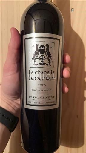 Bordeaux Pessac-Léognan La Chapelle Léognan 2020