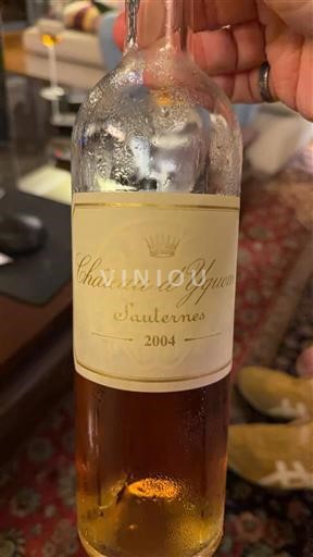 Bordeaux Sauternes Premier Cru Supérieur Château Yquem 2004