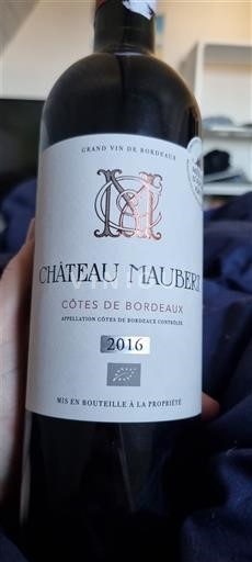 Bordeaux Côtes de Bordeaux Château Maubert 2016