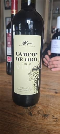 Murcia Alicante Bodega Coop. V. La Romana Campos de Oro Tinto Senza annata