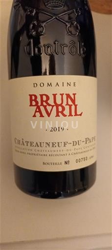 Rhônevallei Châteauneuf-du-Pape Domaine Brun Avril 2019
