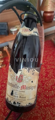 Vinos Rouge sec Bernard Amiot 1994 Francia Borgoña Chambolle-Musigny AOC