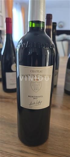 Tây Nam Montravel Château Moulin Caresse Cent 100 2012