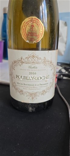 Burgundsko Pouilly-Loché Cave des grands crus blancs Vinzelles 2016