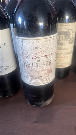 Bordéus Não especificado Les Ormes de Bellair 2007