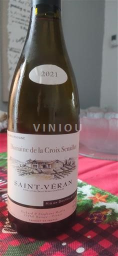 Burgundsko Saint-Véran Domaine La Croix Senaillet 2021
