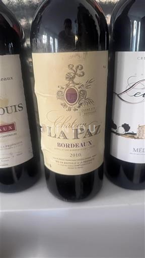 Bordeaux Château La Paz 2010