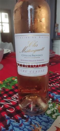 Provence Côtes-de-provence Cru Classé Domaine Notre Clos Mistinguett Ei vuosikertaa