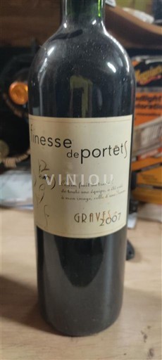 Bordeaux Graves Finesse de Portets 2007