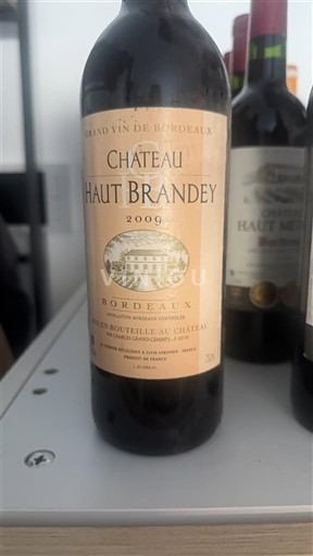 Bordeaux Château Haut Brandey 2009