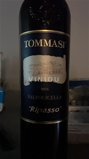 Vénétie Valpolicella Ripasso Tommasi Ripasso 2016