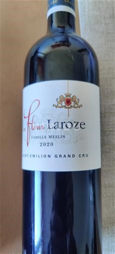 Wijnen Rouge sec Fleur Laroze 2020 Frankrijk Bordeaux Saint-Émilion Grand Cru AOC Grand Cru