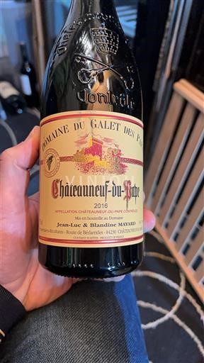 Údolí Rhôny Châteauneuf-du-Pape Domaine Galet des Papes 2016