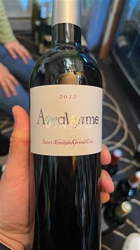 Wijnen Rouge sec Amalgame 2022 Frankrijk Bordeaux Saint-Émilion Grand Cru AOC Grand Cru