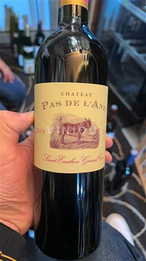 Wijnen Rouge sec Château Pas de l'Âne 2019 Frankrijk Bordeaux Saint-Émilion Grand Cru AOC Grand Cru