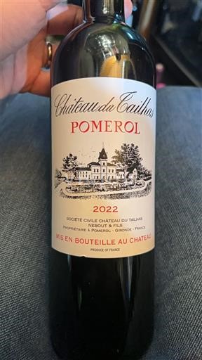 Bordeaux Pomerol Château Taillhas 2022