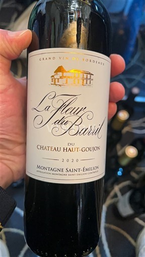 Burdeos Montagne-Saint-Émilion Château Haut-Goujon La Fleur du Barril 2020