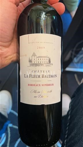 Bordeaux Bordeaux supérieur Château La Fleur Baudron 2009