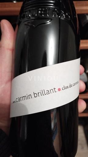 Rhônen laakso Vacqueyras Clos de Caveau Un Carmin Brillant Ei vuosikertaa