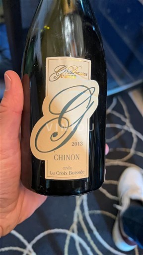 Údolí Loiry Chinon Domaine Grosbois La Croix Boissée 2013