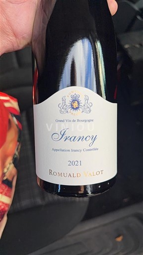 Bourgogne Irancy Romuald Valot 2021