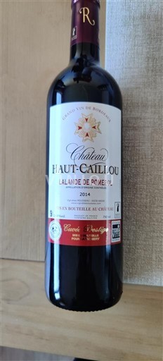 Burdeos Lalande-de-Pomerol Château Haut-Caillou Prestige 2014