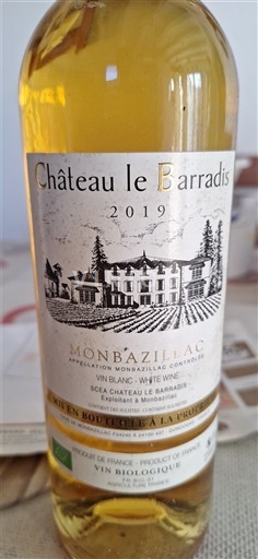 Sudoeste Monbazillac Château Le Barradis 2019