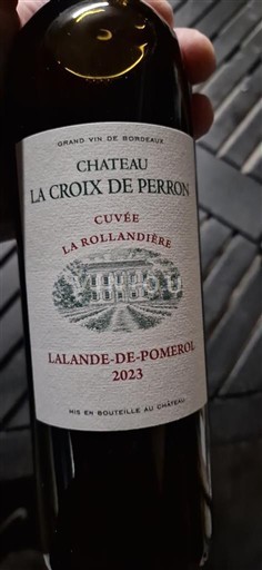 Bordeaux Lalande-de-Pomerol Château La Croix de Perron La Rollandière 2023