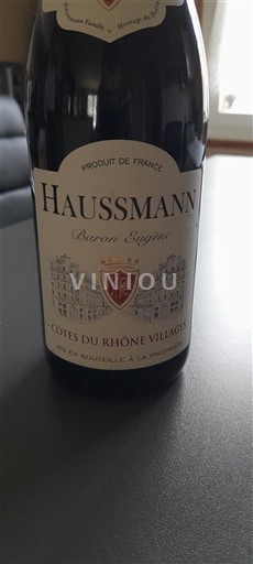 Thung lũng Rhône Côtes-du-rhône-villages Haussmann Baron Eugène 2024