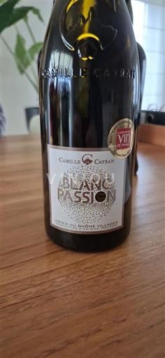 Rhônedalen Côtes-du-Rhône-Villages Camille Cayran Blanc Passion 2023