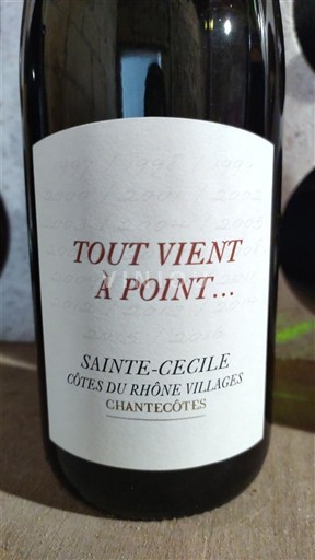 Valle del Rodano Côtes-du-rhône-villages Chantecôtes Tout vient à point… 2022