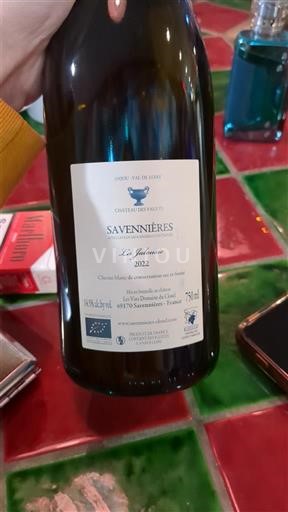 Loiredalen Savennières Château Varennes La Jalousie 2022