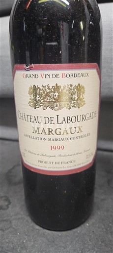 Bordeaux Margaux Château LaBourgade 1999