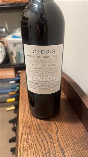 Vùng trồng nho được cấp phép California Bờ biển Sonoma Caddis Red Wine Blend 2022