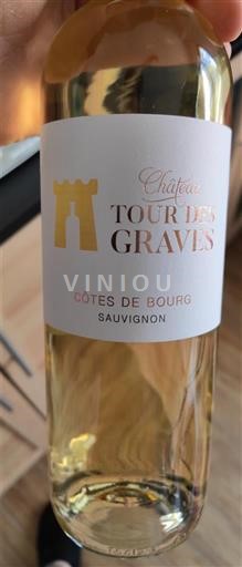 Vini Blanc sec Sauvignon Château Tour des Graves Non millésimé Francia Bordeaux Côtes-de-bourg AOC