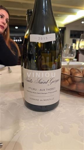 Burgundy Nuits-Saint-Georges Premier Cru Domaine Montille Aux Thorey 2015