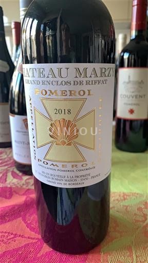 Bordeaux Pomerol Château Martet Grand Enclos de Riffat 2018