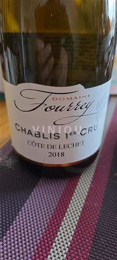 Burgundsko Nespecifikováno Premier Cru Domaine Fourrey Côte de Lechet 2018