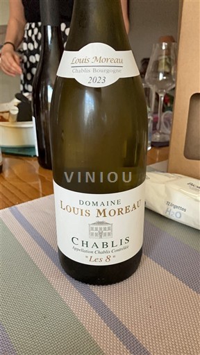 Burgundsko Chablis Domaine Louis Moreau Les 8 2023