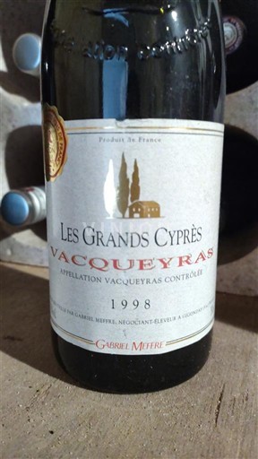 Údolí Rhôny Vacqueyras Gabriel Meffre Les Grands Cyprès 1998