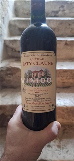 Bordeaux Blaye-côtes-de-bordeaux Château Paty Claune 2023