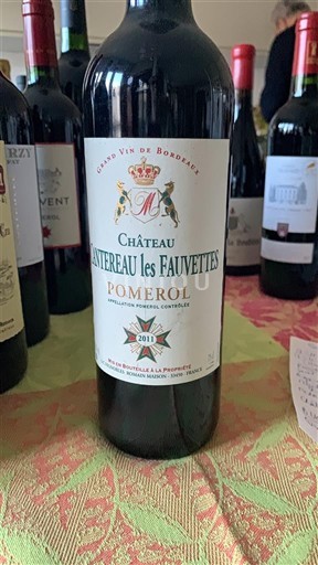 Bordeaux Pomerol Château Mautereau les Fauvettes 2011