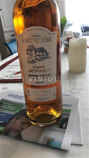 Tây Nam Monbazillac Château Fontpudière Orphée 2009