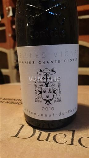 Valle del Rodano Châteauneuf-du-Pape Domaine Chante Cigale Vieilles Vignes 2010