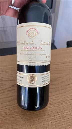 Bordeaux Saint-Émilion Château Moulin de Laborde 2018
