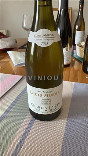Burgundsko Chablis Premier Cru Domaine Louis Moreau Vau Ligneau 2023