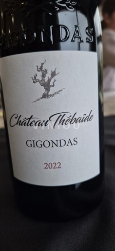 Vale do Ródano Gigondas Château Thébaïde 2022