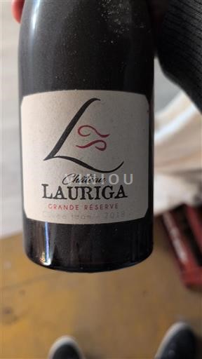 Víno Rouge sec Grande Réserve Château Lauriga 2018 Francie Roussillon Côtes-du-Roussillon AOC