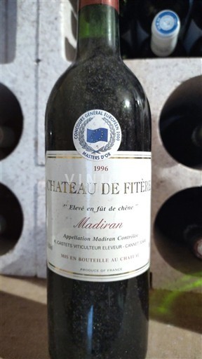 Tây Nam Madiran Château Fitère Élevé en fût de chêne 1996