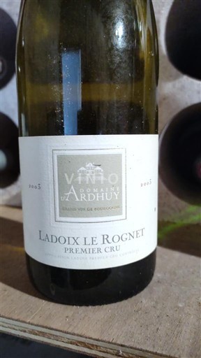 Burgundsko Ladoix Premier Cru Domaine Ardhuy Ladoix Le Rognet 2003